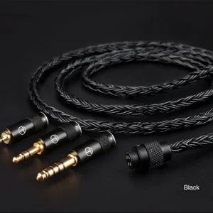 Banhado a prata Fones de ouvido Cabo Upgrade, TRN T2 Pro16 Núcleo Earphones, HIFI Upgrade, Iluminação Tipo C, QDC, MMCX, 0,75, 0,78, MT4, TA4, MT1MAX, 2,5, 3,5, 4,4