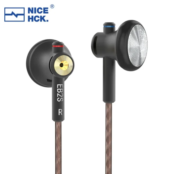 NICEHCK EB2S Earphone HD Mirophone Earbud L Plug 15.4mm LCP Dynamic Vocal Music Headset Wired 4.4mm In-ear Monitor B70/YD30/U2 - Image 2