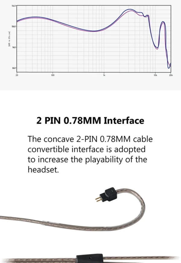 TINHiFi C2 IEM 10mm LCP Diaphragm Dynamic DD Driver Headphones HiFi In Ear Music DJ Bass Earphone 0.78mm 2Pin CNC Metal - Image 9