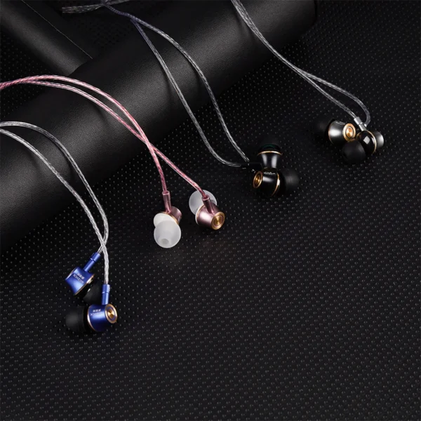 NICEHCK YD520 3.5mm HIFI Wired Earbud 10mm PET Dynamic Driver Music In Ear Earphone Balanced Vocal Headset HD Microphone IEM - Image 4