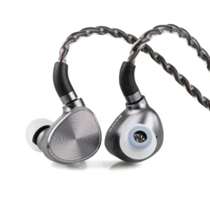 7HZ Legato Dual Dynamic Drivers IEMs HiFi In-Ear Monitors Fones de ouvido HiFi Wired Headphone com cabo híbrido OCC banhado a prata