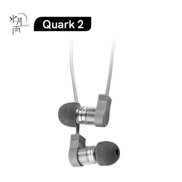 MOONDROP Quark 2 HiFi USB C Fone de ouvido intra-auricular 32 bits/384 kHz Fones de ouvido decodificação de hardware