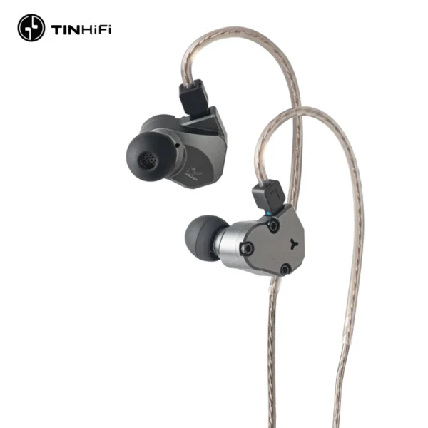 TINHiFi C2 Metal Earphone 10mm LCP Diaphragm Dynamic DD Driver Headphones HiFi In Ear Music DJ Bass IEM 0.78mm 2Pin CNC Metal