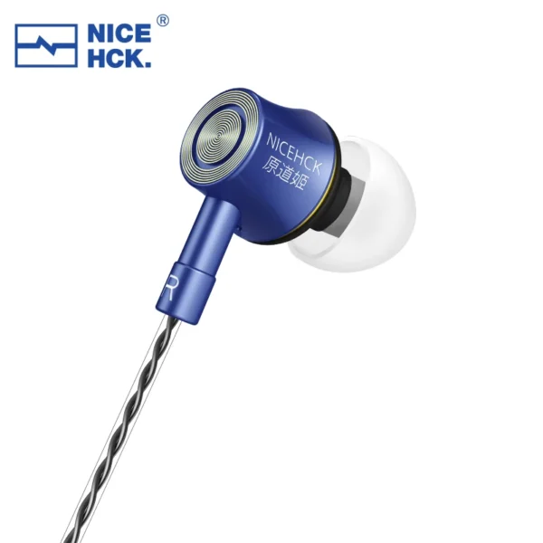 NICEHCK YD520 3.5mm HIFI Wired Earbud 10mm PET Dynamic Driver Music In Ear Earphone Balanced Vocal Headset HD Microphone IEM - Image 3